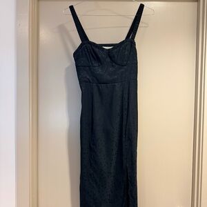 Saltwater Luxe “Arden” Navy Midi/Maxi Dress – Size M